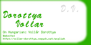 dorottya vollar business card