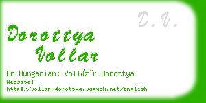 dorottya vollar business card